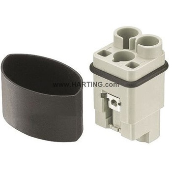 9120023052 Harting �w�r�[�f���[�e�B�p���[�R�l�N�^ Han Q �V���[�Y �I�X 2�� 40A 830 V 3 A �n�[�e�B���O 49781778