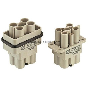 9120062766 Harting �w�r�[�f���[�e�B�p���[�R�l�N�^ Han Q �V���[�Y ���X 6�� 40A 690 V Han-Compact �n�[�e�B���O 49782119