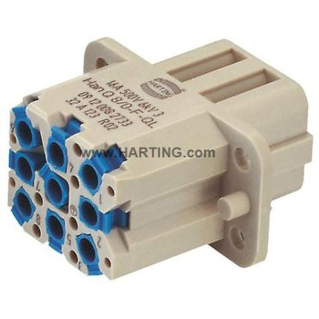 9120082733 Harting �w�r�[�f���[�e�B�p���[�R�l�N�^ Han Q �V���[�Y ���X 8�� 16A 600 V Han-Compact �n�[�e�B���O 49782128