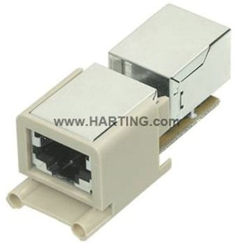 9120032774 Harting ヘビーデューティパワーコネクタ Han-Brid シリーズ メス 2極 10A 24 V 3A ハーティング 49782216