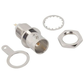 Amphenol BNCコネクタ ジャック 75Ω パネルマウント はんだタイプ AMPHENOL
