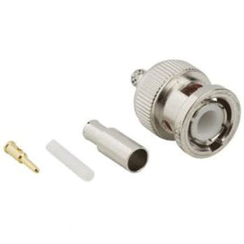 Amphenol BNCコネクタ プラグ 50Ω ケーブルマウント 圧着タイプ AMPHENOL
