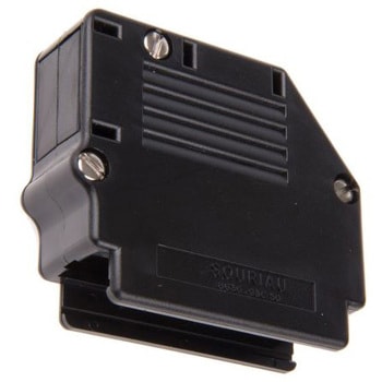 Amphenol FCI D-subコネクタ用バックシェル 863093C シリーズ アングル， ストレート 50 極 AMPHENOL