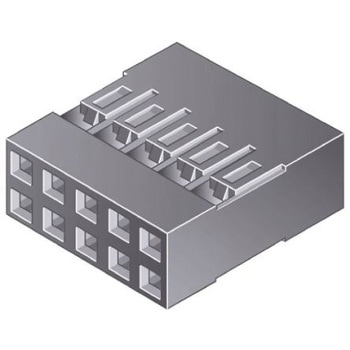 Amphenol FCI コネクタハウジング メス 10極 2列 2.54mm Mini-PVシリーズ AMPHENOL