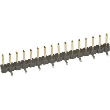 Amphenol FCI ピンヘッダ BergStikシリーズ 10極 2.54mm 1列 ストレート AMPHENOL
