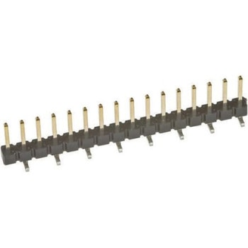 Amphenol FCI ピンヘッダ BergStikシリーズ 12極 2.54mm 1列 ストレート AMPHENOL