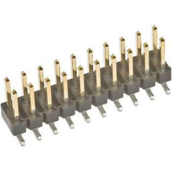 Amphenol FCI ピンヘッダ BergStikシリーズ 20極 2.54mm 2列 ストレート AMPHENOL