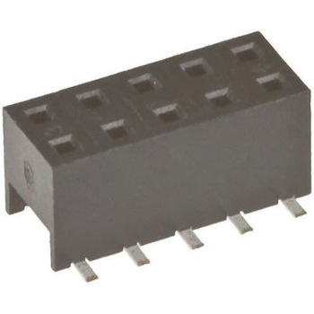 Amphenol FCI 基板接続用ソケット 2mm 6 極 2 列 ストレート 表面実装 55510-106TRLF AMPHENOL