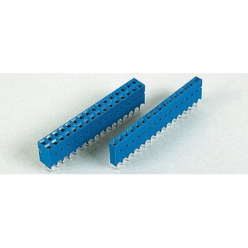 Amphenol FCI 基板接続用ソケット DUBOX シリーズ 2.54mm 18 極 1 列 ストレート スルーホール AMPHENOL