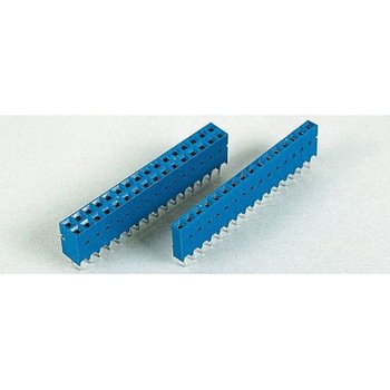 Amphenol FCI 基板接続用ソケット DUBOX シリーズ 2.54mm 18 極 1 列 ストレート スルーホール AMPHENOL