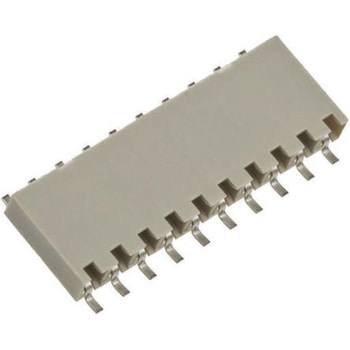 Amphenol FCI 基板接続用ソケット DUBOX シリーズ 2.54mm 6 極 1 列 ライトアングル 表面実装 AMPHENOL