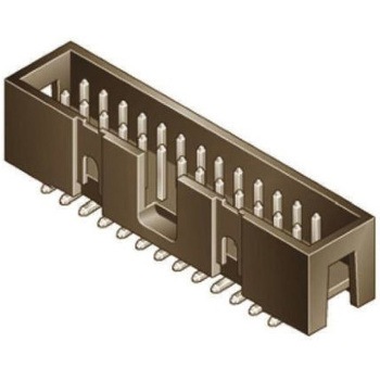 Amphenol FCI 基板接続用ヘッダ Quickieシリーズ 16極 2.54mm 2列 ストレート AMPHENOL
