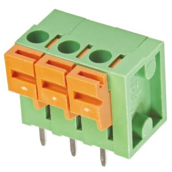 Amphenol FCI 中継用端子台 20020302-D031B01LF 3極 3.81mm ピッチ AMPHENOL
