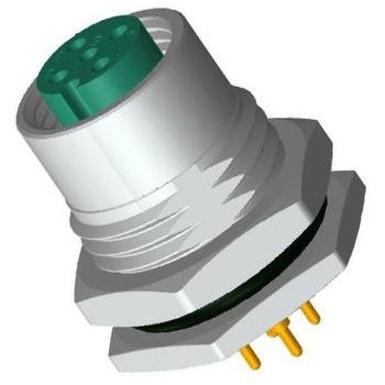 M12A-04PFFP-SF8001 Amphenol �ی^�R�l�N�^�C �ڐG�R���^�N�g�F���X�C 4�� AMPHENOL 49807389