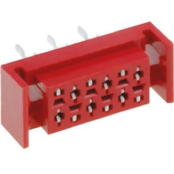Amphenol 基板接続用ソケット TMM シリーズ 1.27 mm， 2.54 mm 10 極 2 列 ストレート スルーホール AMPHENOL