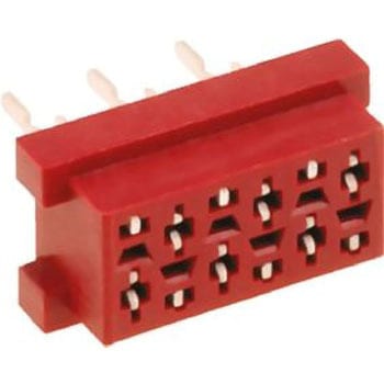 Amphenol 基板接続用ソケット TMM シリーズ 1.27 mm， 2.54 mm 20 極 2 列 ストレート スルーホール AMPHENOL