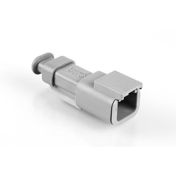 Amphenol 自動車用コネクタ ATMシリーズ 2極 メス 7.5A グレー ケーブルマウント IP67 AMPHENOL