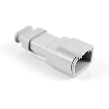 Amphenol 自動車用コネクタ ATMシリーズ 3極 メス 7.5A グレー ケーブルマウント IP67 AMPHENOL