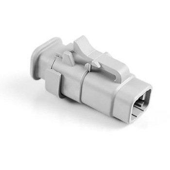 ATM06-4S-SR01GY Amphenol �����ԗp�R�l�N�^ ATM�V���[�Y 4�� �I�X 7.5A �O���[ �P�[�u���}�E���g IP67 AMPHENOL 49810749