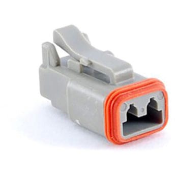 Amphenol 自動車用コネクタ ATシリーズ 2極 オス 13A グレー ケーブルマウント IP67 AMPHENOL