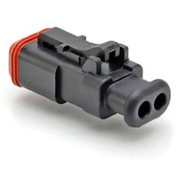 Amphenol 自動車用コネクタ ATシリーズ オス 13A 黒 ケーブルマウント IP67 - AMPHENOL