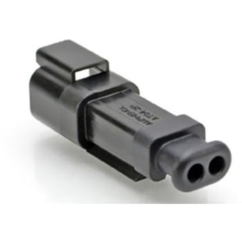 Amphenol 自動車用コネクタ ATシリーズ メス 13A 黒 ケーブルマウント IP67 AMPHENOL