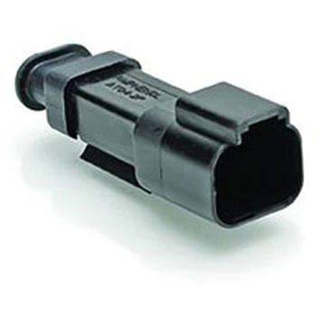 Amphenol 自動車用コネクタ ATシリーズ メス 13A 黒 ケーブルマウント IP67 AMPHENOL