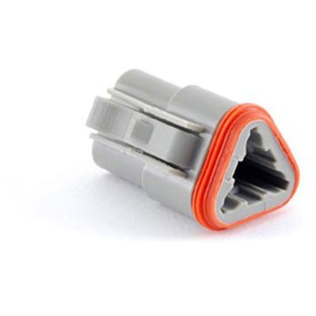 Amphenol 自動車用コネクタ ATシリーズ 3極 オス 13A グレー ケーブルマウント IP67 AMPHENOL