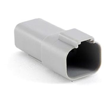 Amphenol 自動車用コネクタ ATシリーズ 4極 メス 13A グレー ケーブルマウント IP67 - AMPHENOL