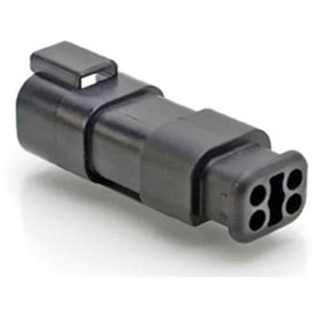 Amphenol 自動車用コネクタ ATシリーズ メス 13A 黒 ケーブルマウント IP67 AMPHENOL