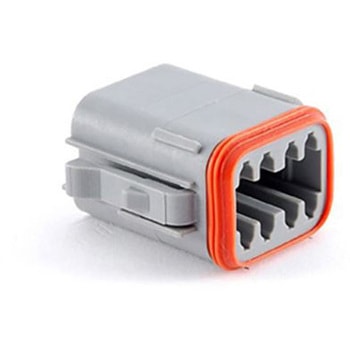 Amphenol 自動車用コネクタ ATシリーズ 8極 オス 13A グレー ケーブルマウント IP67 AMPHENOL