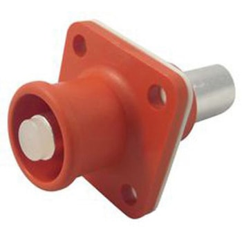 Amphenol 電気自動車用コネクタ， 1列， 1極， 150A， 1000 V ac/dc， オス， オレンジ C10-730189-030 AMPHENOL