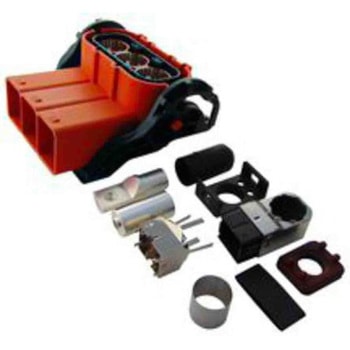 Amphenol 電気自動車用コネクタ， 1列， 3極， 250A， 1000V， メス， オレンジ C10-731599-13S AMPHENOL