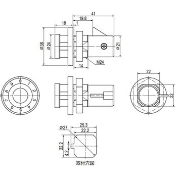 ミニダイヤル錠P LILIEL(リリエル)