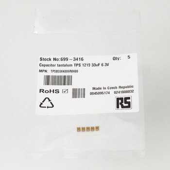 AVX タンタルコンデンサ 6.3V 33μF ±10% AVX
