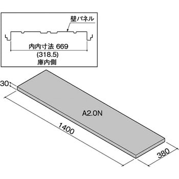 ヨド物置 エルモ用別売棚 ヨドコウ 物置用部品 【通販モノタロウ】