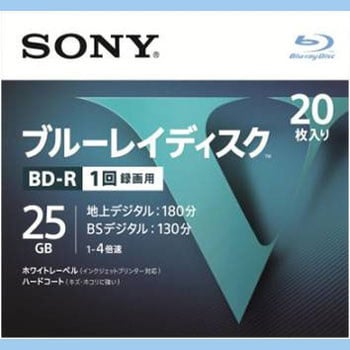 ブルーレイディスク BD-R 1回録画用 SONY 【通販モノタロウ】
