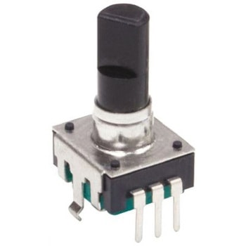 Bourns 機械式ロータリエンコーダ パルス数：12 フラット シャフト 軸径：6 mm BOURNS