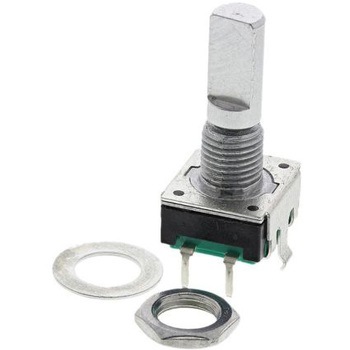 Bourns 機械式ロータリエンコーダ パルス数：24 フラット シャフト 軸径：6 mm BOURNS