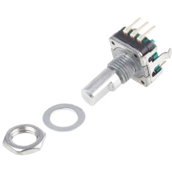 Bourns 機械式ロータリエンコーダ パルス数：24 フラット シャフト 軸径：6 mm BOURNS