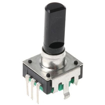 Bourns 機械式ロータリエンコーダ パルス数：24 フラット シャフト 軸径：6 mm BOURNS