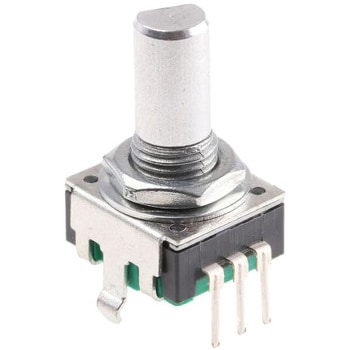 Bourns 機械式ロータリエンコーダ パルス数：24 フラット シャフト 軸径：6 mm BOURNS