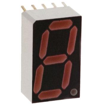 Broadcom 7セグメント 文字高 14.2mm 単桁 LED 数字表示器 BROADCOM