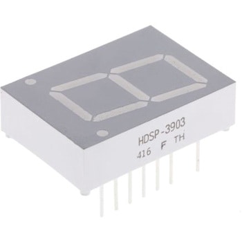 Broadcom 7セグメント 文字高 20.3mm 単桁 LED 数字表示器 BROADCOM