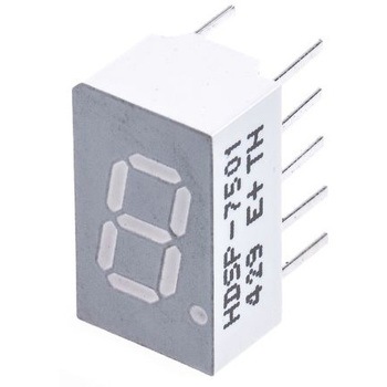Broadcom 7セグメント 文字高 7.6mm 単桁 LED 数字表示器 BROADCOM