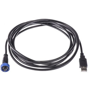 Bulgin USBケーブル  USB 2.0 オスミニUSB B → オスUSB A BULGIN