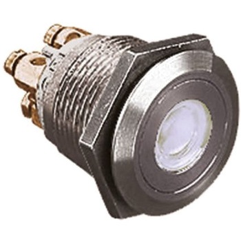 MPI001/TERM/WH Bulgin �����{�^���X�C�b�` 50 mA @ 24 V dc �p�l���}�E���g SP BULGIN 49872848