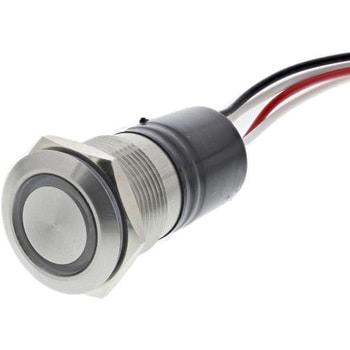 Bulgin 押しボタンスイッチ 50 mA @ 24 V dc モーメンタリ パネルマウント BULGIN