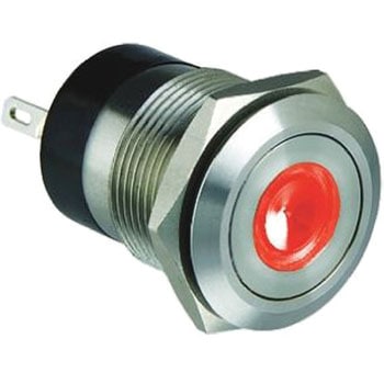 Bulgin 押しボタンスイッチ 50 mA @ 24 V dc モーメンタリ パネルマウント BULGIN