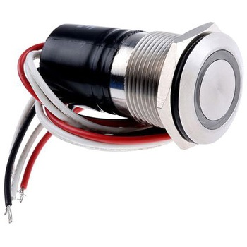 Bulgin 押しボタンスイッチ 50 mA @ 24 V dc モーメンタリ パネルマウント BULGIN